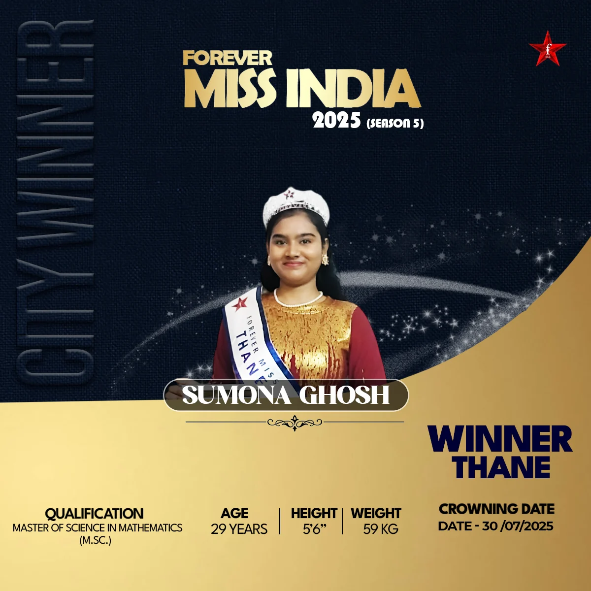 Sumona Ghosh Miss Mobile Banner