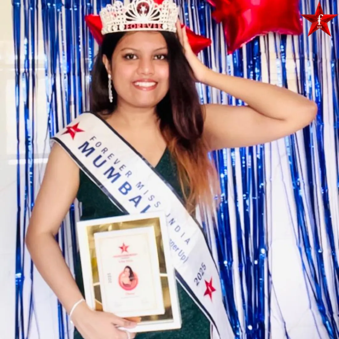 miss mumbai second runner up dhwani miss mumbai second runner up dhwani