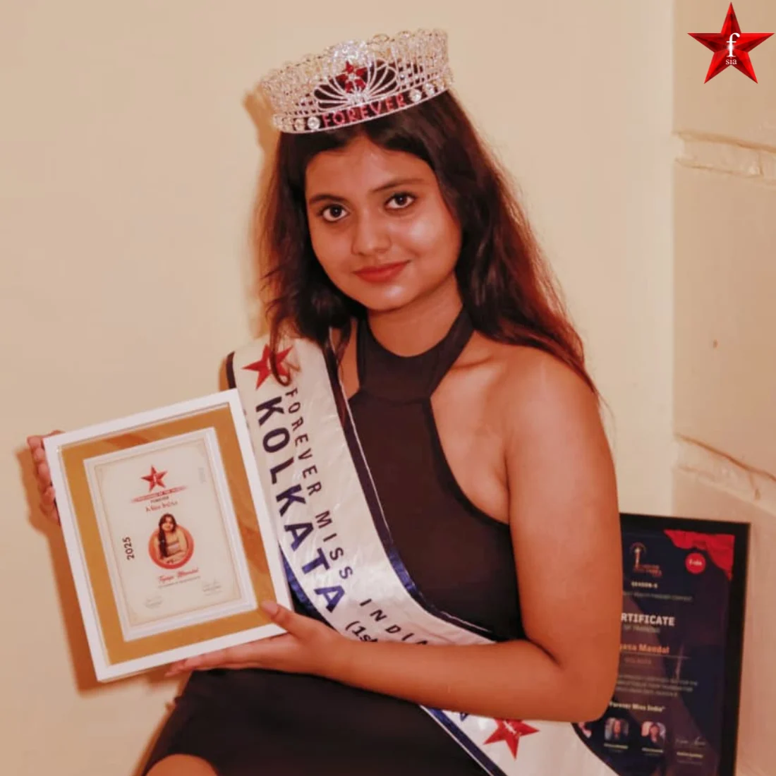 miss kolkata first runner up tiyasa mandal