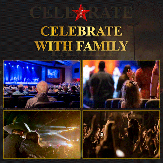 celebrate with family