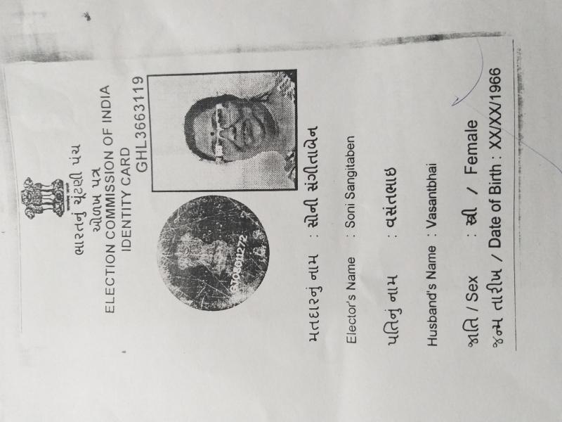 sangitaben chimanlal  Soni