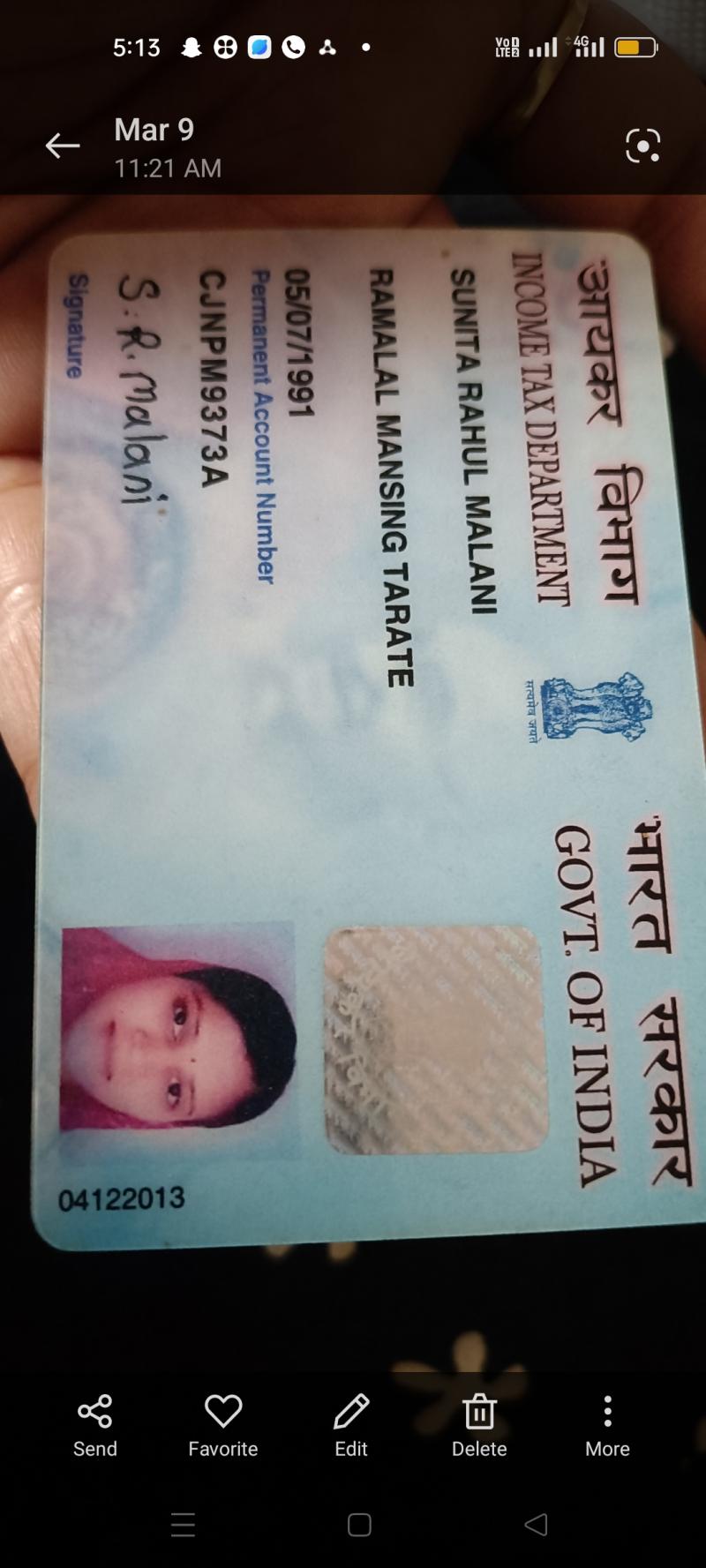 Sunita Rahul malani