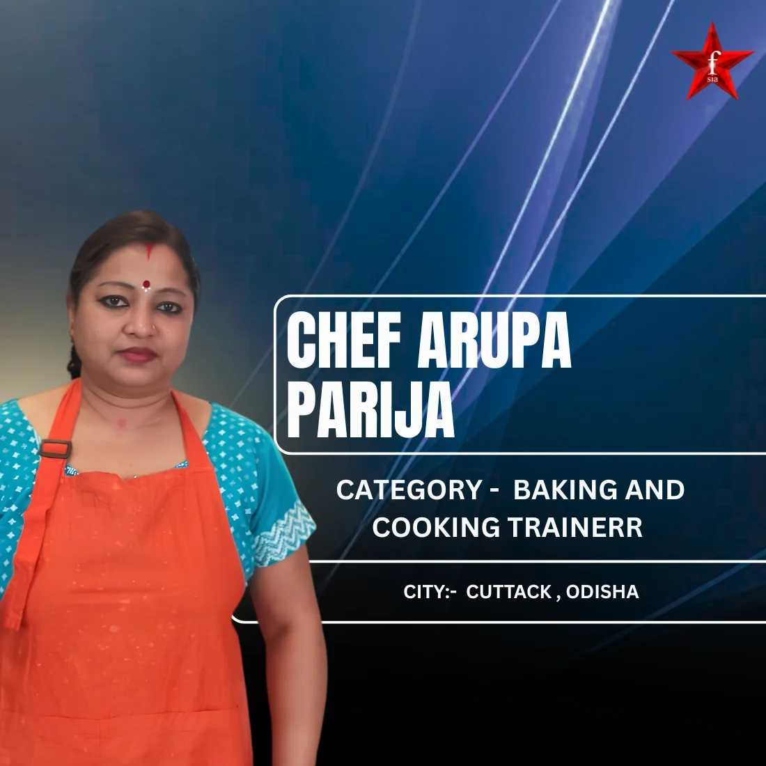 Chef Arupa Parija