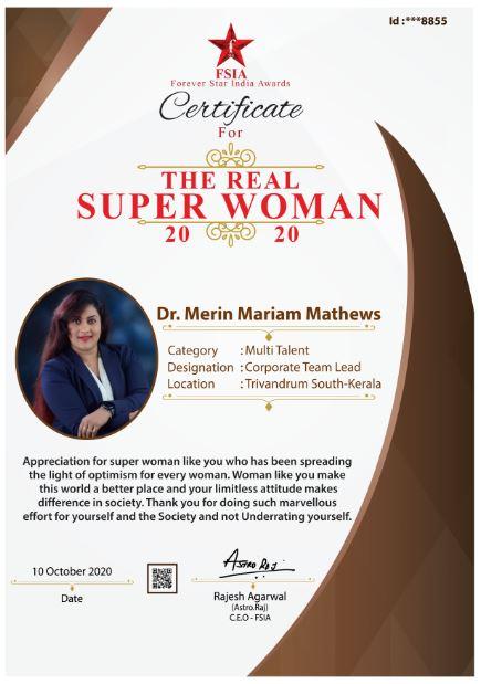 Dr. Merin Mariam  Mathews 