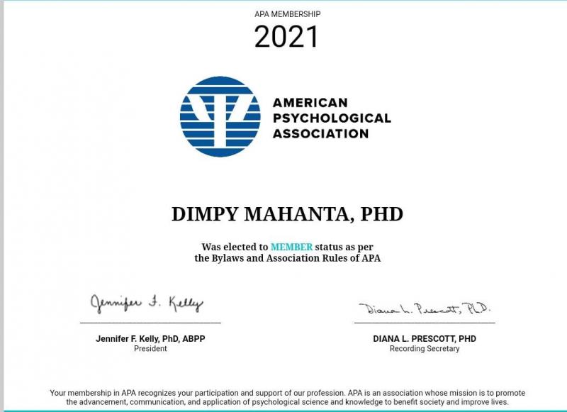 Dr. Dimpy Mahanta
