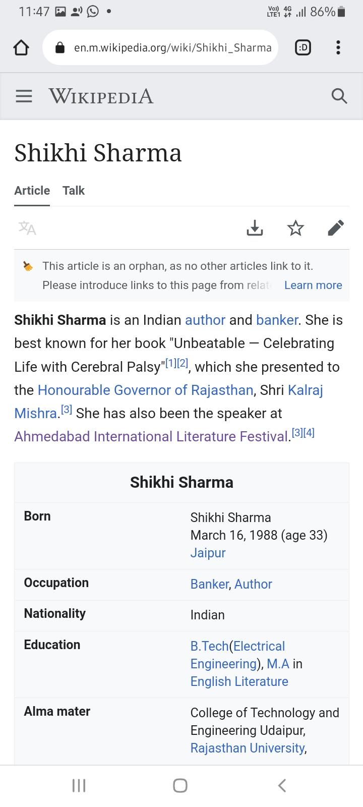 Shikhi Sharma